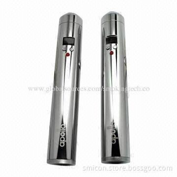 Lavatubes with Variable Voltage from 3-6V, Stainless Steel/Black Color